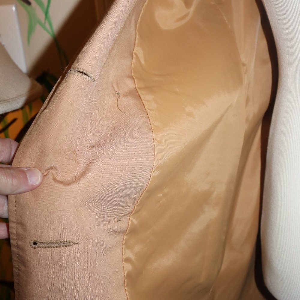Sears vintage ladies raincoat trench coat no liner excellent - Picture 9 of 11